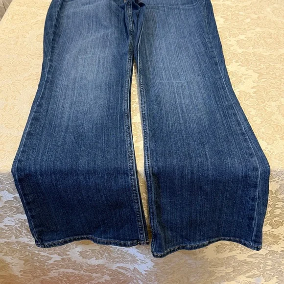 Lee Women's Blue Denim Jeans size 10 medium boot cut 28-1/2” inseam - Picture 5 of 6